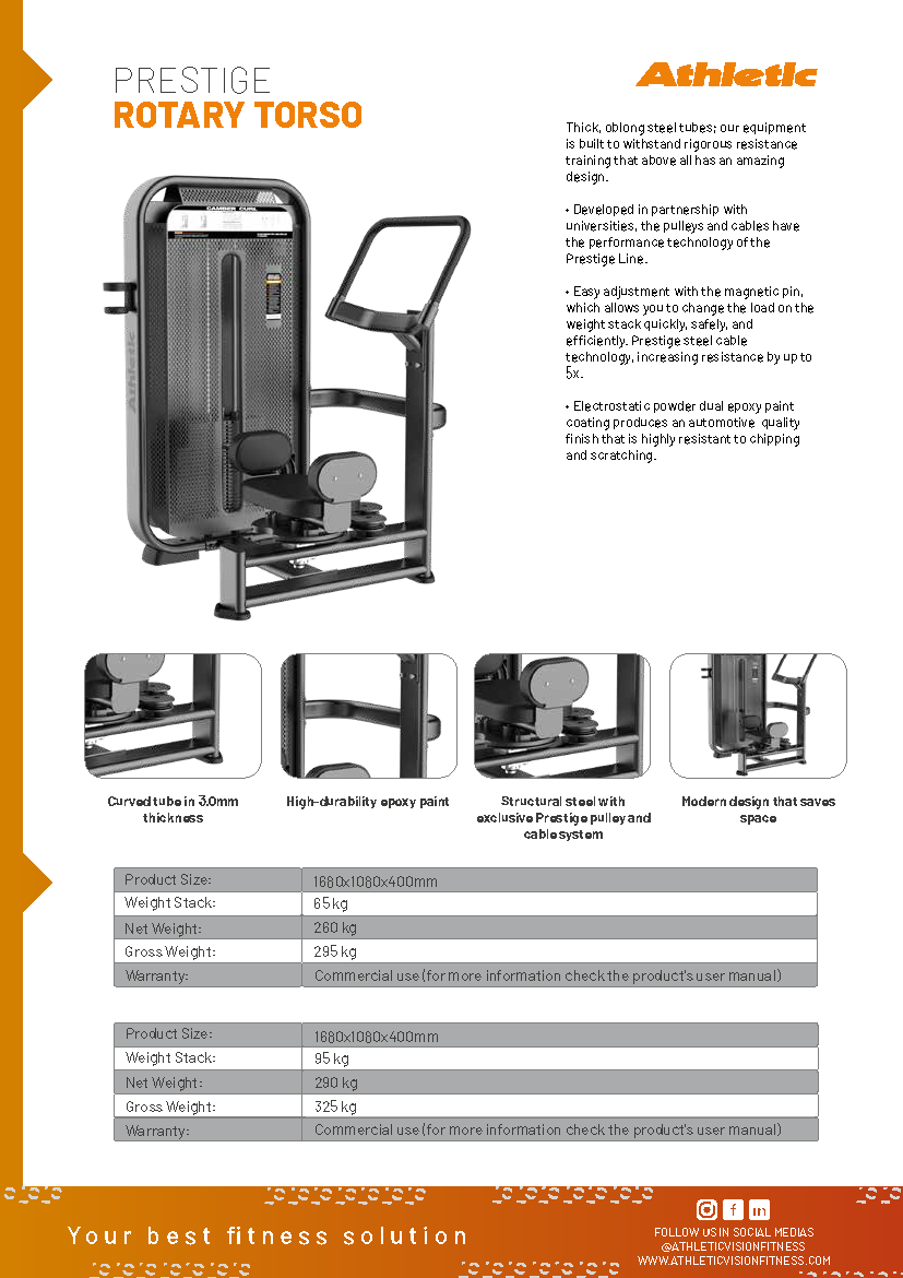 PRESTIGE LINE ROTARY TORSO